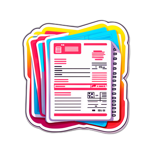 有趣的發票貼紙