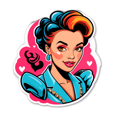 Glamoureuze Goedele Liekens Sticker