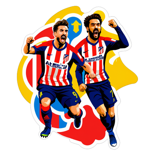 Adrenaline na Maxa: Zobacz Dynamiczną Naklejkę Atlético Madryt vs. Las Palmas!