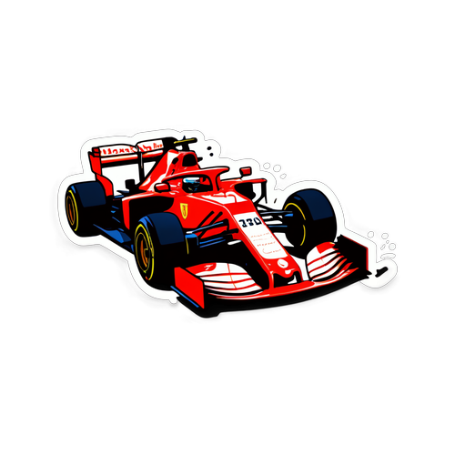 ¡Descubre el Diseño de Sticker que Hace Revivir la Velocidad de Charles Leclerc en Monza!