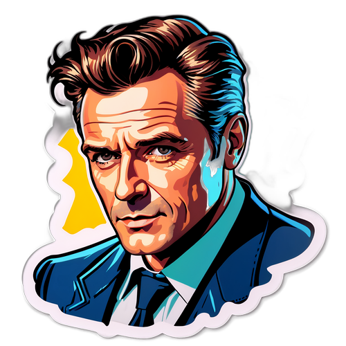 Стильний портрет актора з елементами голлівудської естетики