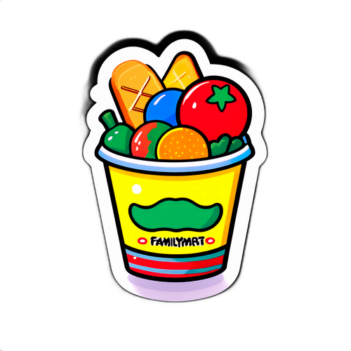 ファミリーマートのポップデザイン