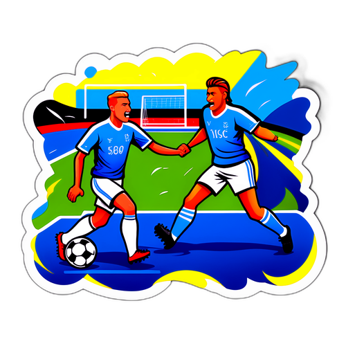 Fotballkamp mellom Sandefjord og Viking
