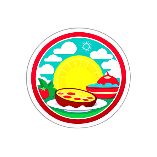 台南美食陽光貼紙