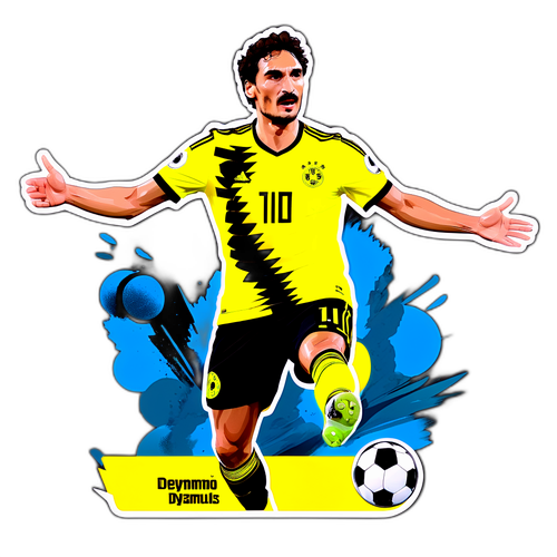 Sticker Mats Hummels: Dinamo Pertahanan