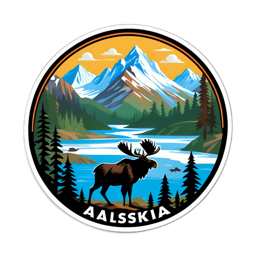 Adesivo Paesaggistico dell'Alaska