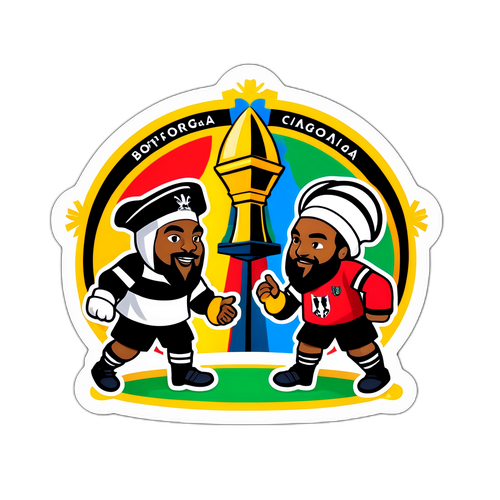 Rekaan Berwarna-warni Vasco da Gama dan Maskot Botafogo