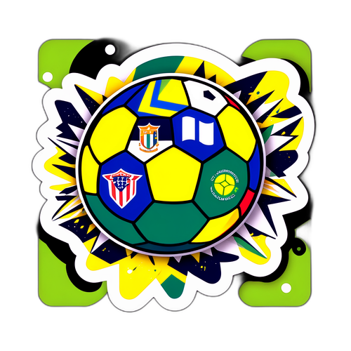 Artsy Soccer Ball Representation