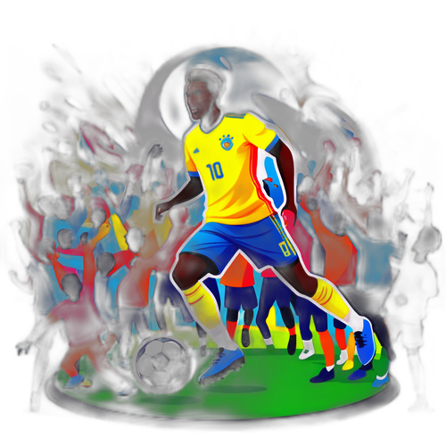 Illustrer Lamine Yamal i aksjon