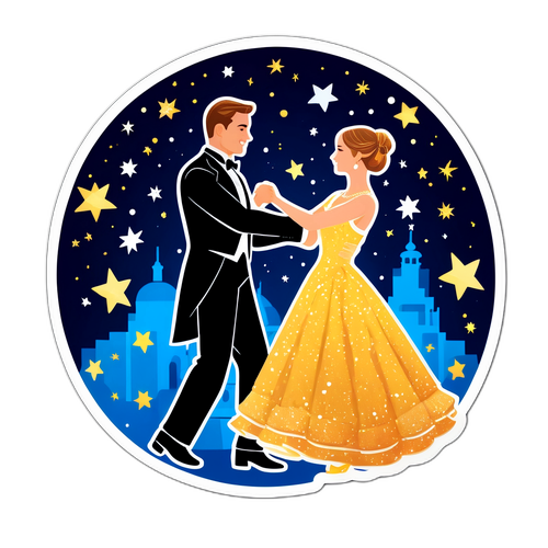 Eleganter Ball bei Nacht