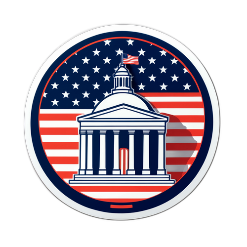 Heritage Foundation Vintage-Style Sticker