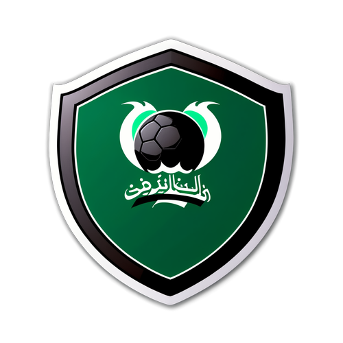 Sticker Penuh Gaya: Merayakan Liga Pro Saudi dengan Logo Ikonik dan Latar Belakang Dinamik!