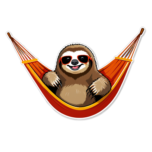 Chill Sloth on Hammock