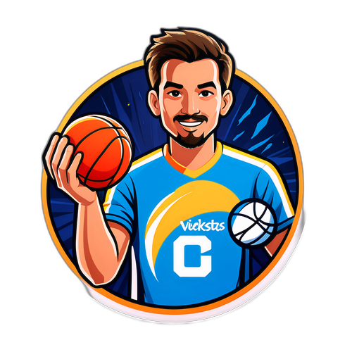 Urheilun edustaja VeikkausTV-tuotteiden kanssa