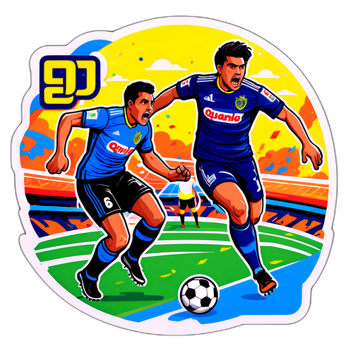 Stiker Pertandingan Seru Queretaro vs UANL