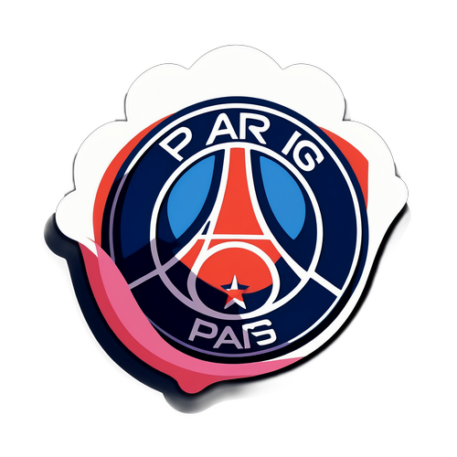 Stilren PSG-logotyp med abstrakta former
