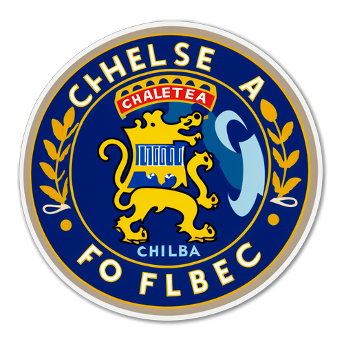 Stiker Gaya Vintage Chelsea FC