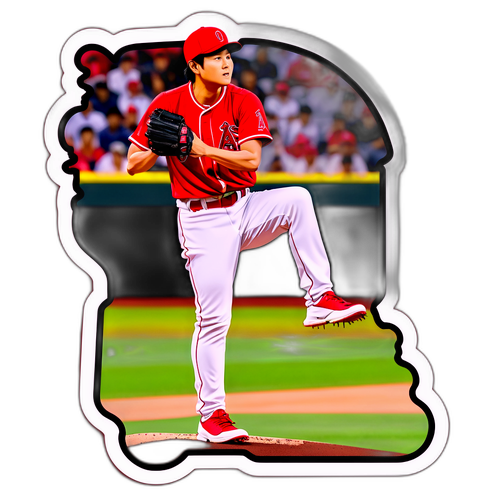 大谷翔平投球貼紙