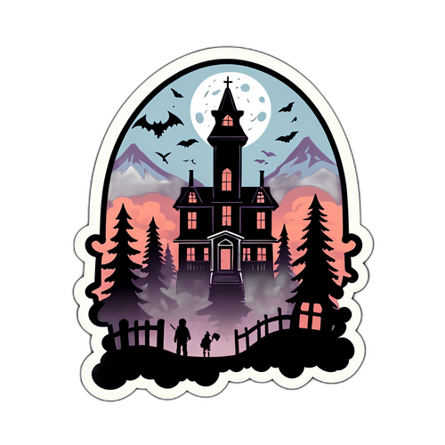 Классный стикер с паранормальными элементами