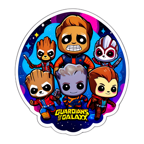 Guardians of the Galaxy Cosmic Adventure Sticker