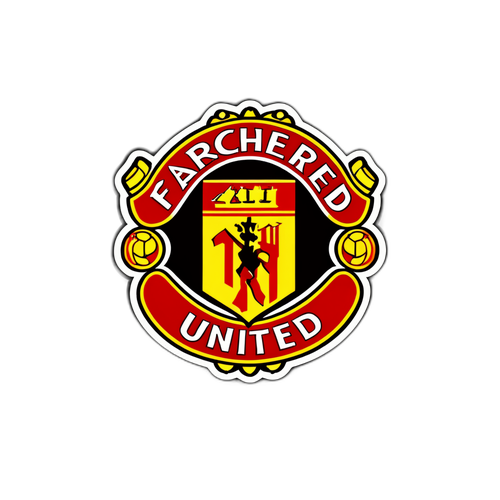 Nhãn dán đơn giản nhưng tinh tế với logo Man Utd và cụm từ 'Forever Red'