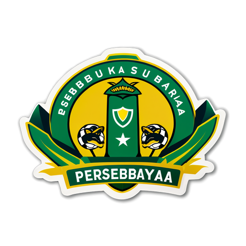 Stiker Kartunis Stadion Persebaya Surabaya