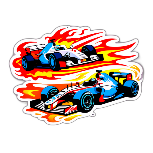 Sticker ya Mbio za F1