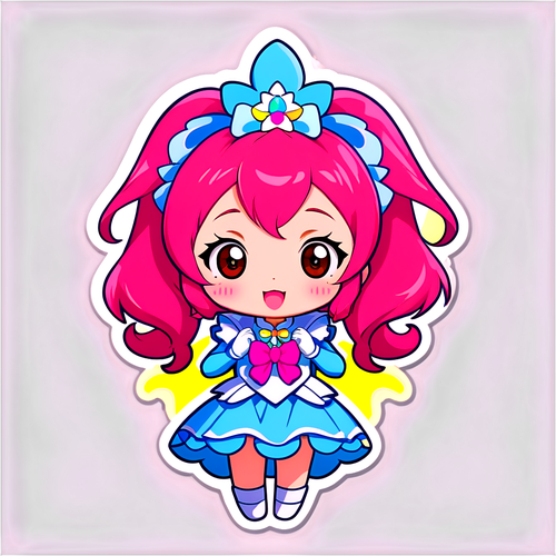 あなたとアイドルプリキュアのステッカー