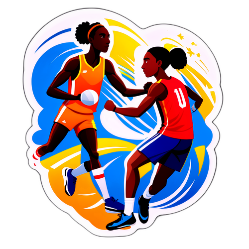 Sticker inspirat de sportivitate