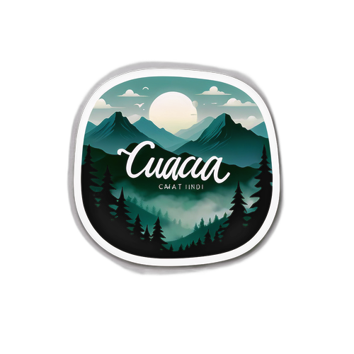 Sticker Cuaca Kabut