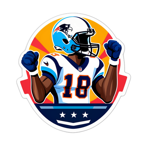 NFL 팬들의 열정을 표현하는 스티커 디자인