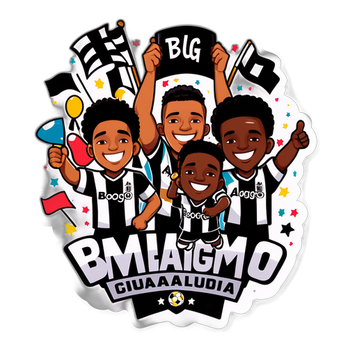 Dynamic Celebration of Botafogo Fans