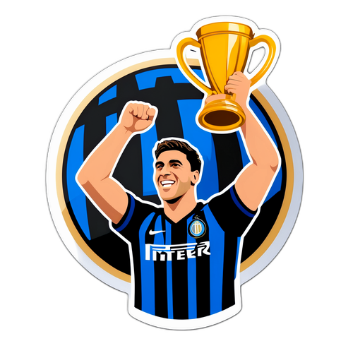 Bir futbolcunun zafer anını simgeleyen sticker