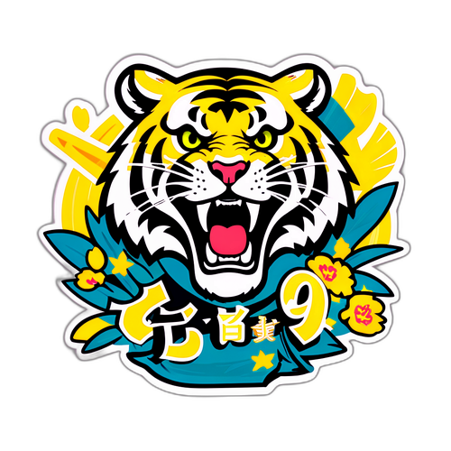 阪神タイガースの勝利を祝うデザイン