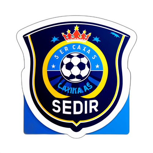 Adesivo do Ser Caxias com Emblema da Equipe