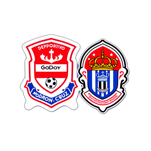 Sticker con logo de Godoy Cruz y Deportivo Morón