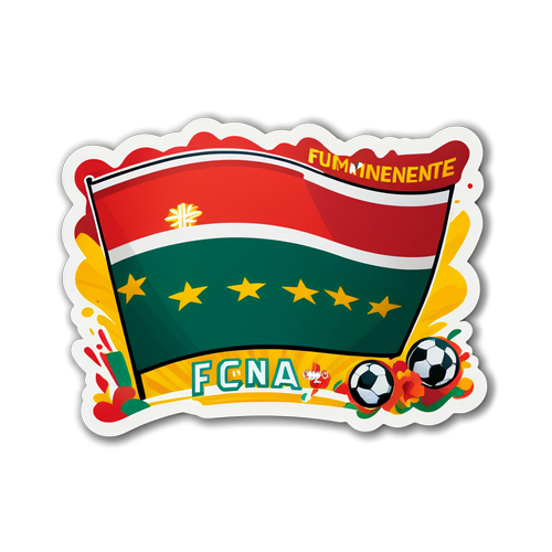 Stiker Semangat Sepak Bola Internacional vs Fluminense
