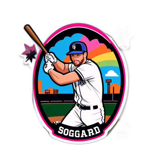 Swing for the Fences Sticker