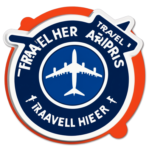 Abenteuer beginnt hier: Frankfurter Flughafen Sticker