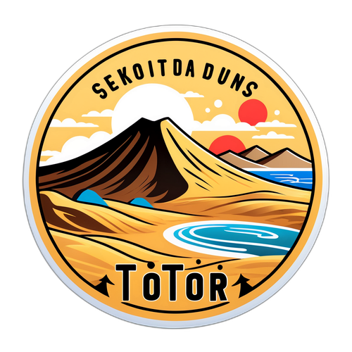 鳥取県の観光名所をテーマにしたデザイン