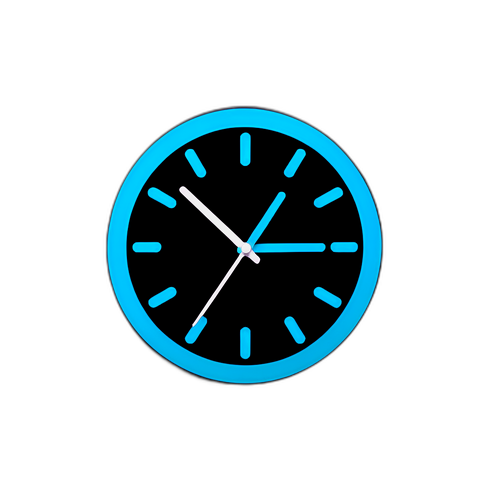 모던 시계 디자인 스티커