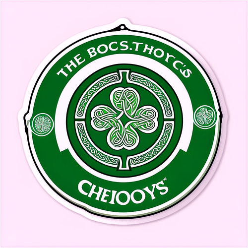 Sticker kuonyesha historia ya jadi ya Celtic