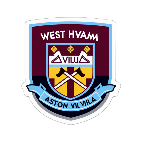 Stiker Bertema Olahraga: Hasil Pertandingan West Ham vs Aston Villa