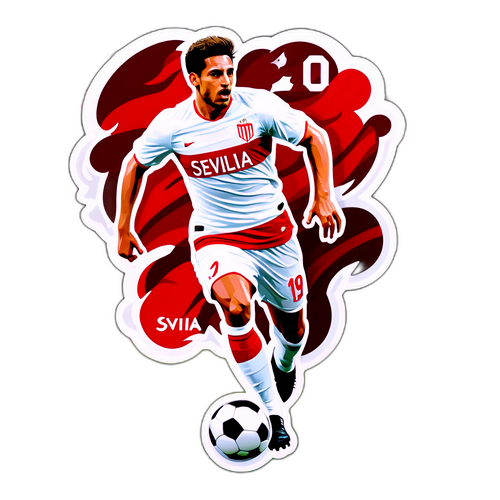 Jucător de fotbal în acțiune