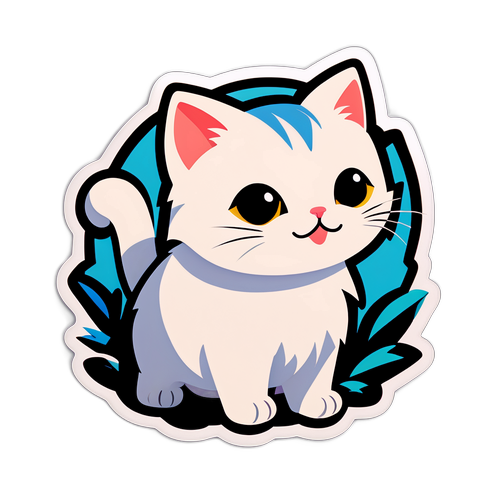可爱的猫咪贴纸