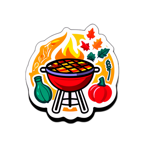 Diseño de Sticker: Celebraciones de Noviembre