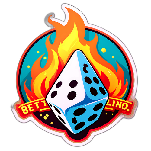 A stylizovaný sticker s logem Betano