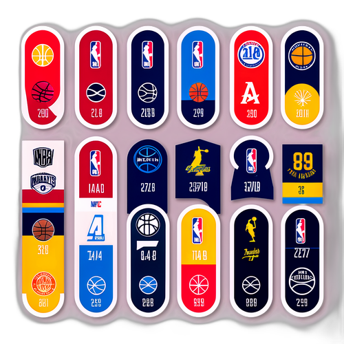 Minimalist na Paglalarawan ng NBA Standings