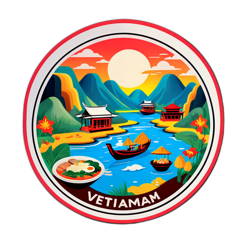 Un autocollant immersif sur le Vietnam