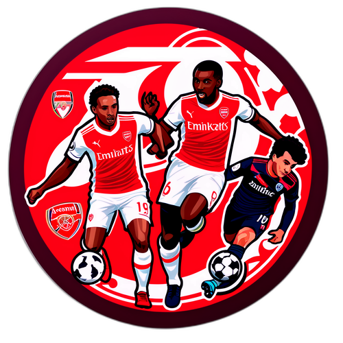 Ilustrace pro zápasový sticker Brentford – Arsenal